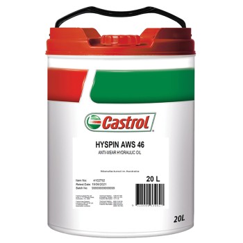 Castrol Hyspin AWS 46 Hydraulic Oil 20L - 4102792